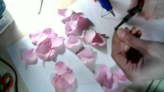 Мастер-Класс "Как изготовить бутонную розу из фоамирана"