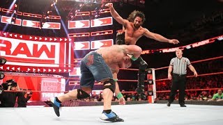 Seth Rollins hace HISTORIA derrotando a John Cena y Roman Reigns en una misma noche en RAW