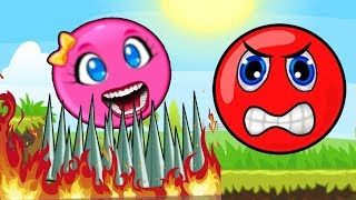 МУЛЬТИК - Красный Шарик И РОЗОВЫЙ ШАР ДЕВОЧКА - New Red Ball 2! -  для детей