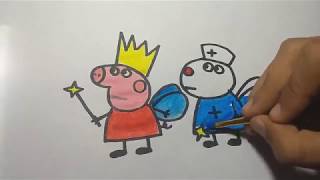 #Peppapig Peppa pig Jugando con Susy Oveja | Aprendiendo a pintar | Videos para niños