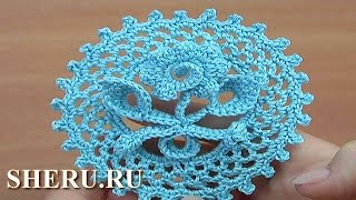Маленький и необычный вязаный букетик, демо-версия урока вязания 47