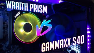 RGB бокс против gammaxx s40. AMD Wraith Prism VS Gammaxx S40 on R5 1600 OC