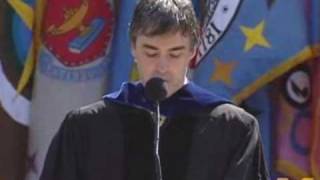 Larry Page's University of Michigan commencement address
