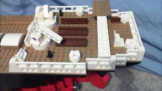 The making of Titanic in Lego