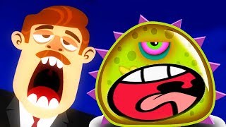 ПРИКЛЮЧЕНИЯ ЛИЗУНА мультик игра для маленьких детей #1   игровой мультфильм 2018 Blobs Летсплей