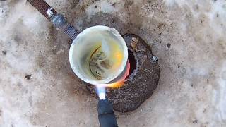 ИЗ чего и как плавить ЦИНК! Для оцинковки авто своими руками! How to melt zinс