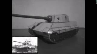 Tiger II tank papercraft