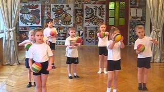 Спортивно ритмическая композиция с мячами МАЛЕНЬКИЙ ЧЕЛОВЕК старшая группа ЗПР