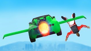 ГОНКИ НА НОВЫХ МАШИНАХ ПО НЕБУ! ТРАНСФОРМЕРЫ В GTA 5 ONLINE (УГАР, ГТА 5 ОНЛАЙН)