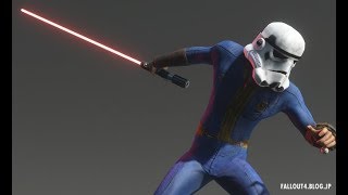 fallout4 MOD Review - Custom Lightsaber Animations Mod