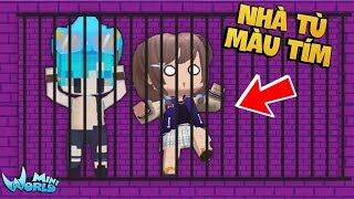 Gumball Thử Thách Vượt Ngục Khỏi Nhà Tù Toàn Màu Tím Trong Mini World