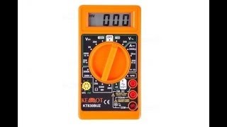Цифровой мультиметр KT830BUZ. Видео обзор от Интернет-мгазина Electronoff.