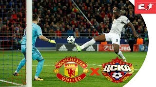 Manchester United  2 x 1 CSKA Moscow  Champions League (Liga dos Campeões )