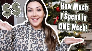 WHAT I SPEND IN A WEEK AS A 23 YR OLD | Small Town