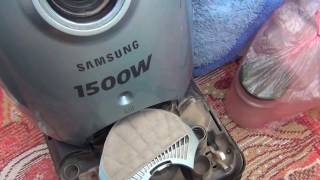Разборка и ремонт пылесоса Samsung VC 6015V 1500w