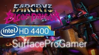 Far Cry 3 Blood Dragon on Microsoft Surface Pro 2 Playing on intel hd 4400 Gameplay setting