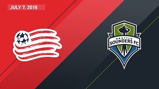 HIGHLIGHTS: New England Revolution vs. Seattle Sounders FC | July 7, 2018