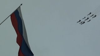 Парад военной авиации на День Победы ( Севастополь 9 мая 2014 )