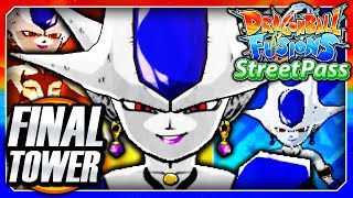 Dragon Ball Fusions 3DS English: Final Form Tower (Towa & Cooler Streetpass Fusion) Fusion Gameplay