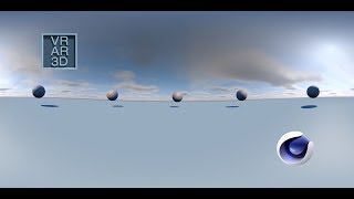 How to make a 360 VR motion graphic video using Cinema 4D, After Effects, for Youtube
