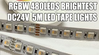 RGBW 4in1 480LEDs per 16.4ft led strip lights Epistar chip warranty 3years