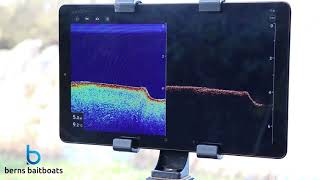 Raymarine Dragonfly 5 Pro, (Sonar & Down Scan) baitboat edition van Berns Baitboats
