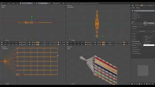 Cloth Simulation to Bone Animation in Blender 2.79