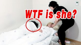 My Mom's Reaction If I Sleep With My Girlfriend Together // 만약 여자친구와 같이 잔다면 엄마의 반응은?