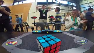 Мировой рекорд по сборке Кубика Рубика. The world record of rubik's cube