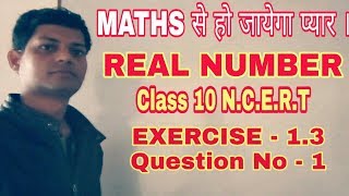 Class 10 Maths NCERT Exercise 1.3 Q-1 for CBSE Board Exam