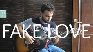 [free tabs] BTS - Fake Love (Fingerstyle guitar Cover)