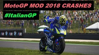 MotoGP 2018 Mod | Crash Compilation | PC GAMEPLAY | TV REPLAY MotoGP