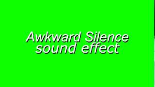 Awkward Silence Sound Effect | GG Green Screens