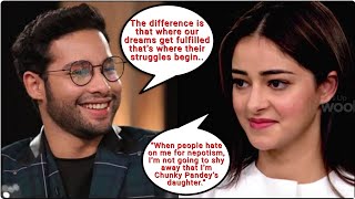 MC Sher Siddhant Chaturvedi SHUTS Ananya Pandey On Nepotism Remark