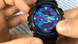 Настройка часов casio g-shock 110
