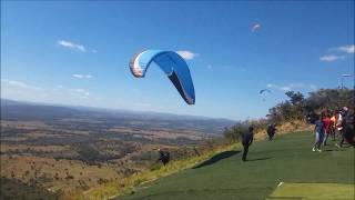 Decolagens de parapente - Jaraguá-GO 2017