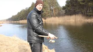 Рыбалка в Черкассах в апреле. Щука в Дахновской канаве (и купание в апреле).