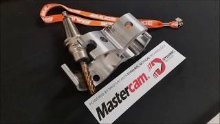 MASTERCAM DYNAMIC 4 X Diameter cut with 16mm EMUGE trochoidal