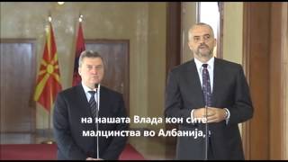 Еди Рама - средба со Ѓорге Иванов