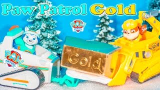 Paw Patrol Finds a Mystery Gold Dig It surprise a Funny Toy Parody