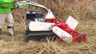 自走式草刈機をぬかるんだ土の上で使いたい方に！アテックス 自走式草刈機 RX-651【農機具の通販なら「アグリズ」！】