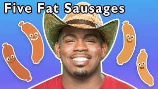 Five Fat Sausages and More | TASTY FOOD COUNTING RHYME | Mother Goose Club Songs for Children