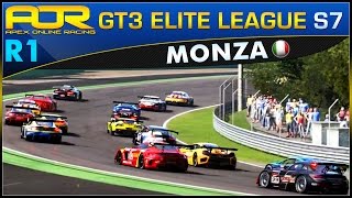 Project CARS | AOR GT3 Elite League: S7 Round 1 - Monza (Edited Broadcast)