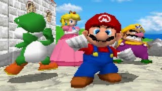 Super Mario 64 DS 100% Walkthrough Finale - Bowser in the Sky / Final Boss + Ending Credits