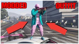 *EASY + FAST* "GTA 5 MODDED OUTFIT"/HOW TO GET THE PINK JOGGERS.