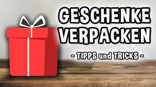 Geschenke einpacken leicht gemacht | thajo