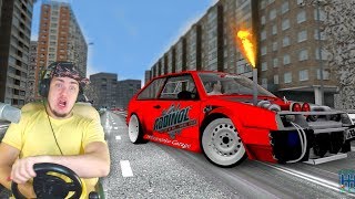ДРИФТ КОРЧ ДЛЯ ЗИМЫ - ЗАДНИЙ ПРИВОД ВАЗ 2108 КОРЧ - City Car Driving с РУЛЕМ