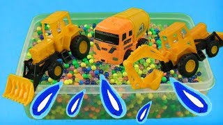 はたらくくるま  おふろ遊び  工事現場ではたらくくるまのおふろ屋さんごっこ