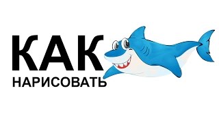 Как нарисовать акулу карандашом поэтапно
