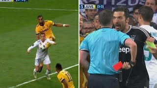 REAL-JUVENTUS: Rouge Buffon. Penalty Ronaldo, But matuidi, arbitrage incroyable real madrid juventus